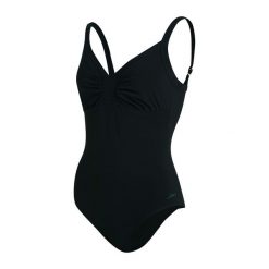 Damski jednoczęściowy kostium kąpielowy Speedo SCU Watergem. Czarne stroje jednoczęściowe Speedo, bez wzorów. Za 652.26 zł.