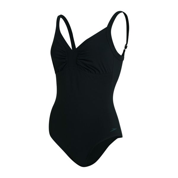Damski jednoczęściowy kostium kąpielowy Speedo SCU Watergem. Czarne stroje jednoczęściowe Speedo, bez wzorów. Za 652.26 zł.