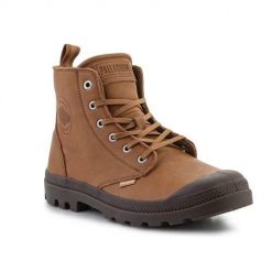 Buty do chodzenia unisex Palladium Pampa Zip. Brązowe obuwie sportowe damskie Palladium, z materiału, bez zapięcia, trekkingowe. Za 510.50 zł.