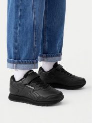 Reebok Sneakersy V9-25193(IV) Czarny. Czarne buty sportowe chłopięce Reebok, ze skóry, bez zapięcia. Za 159.99 zł.