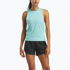 Koszulka Reebok Id Train Energy SLVLS Tech Tee. Zielone koszulki damskie REEBOK FITNESS, bez wzorów, bez kołnierzyka, bez ramiączek. Za 67.99 zł.