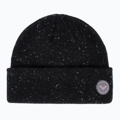 Czapka zimowa damska ROXY Frozenlake Beanie. Czarne czapki damskie Roxy, na zimę, bez wzorów, z dzianiny. Za 149.99 zł.