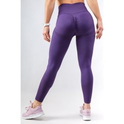 Legginsy bezszwowe damskie modelujące sylwetkę. Fioletowe legginsy damskie 2SkIN, l, bez wzorów, z nylonu. Za 219.00 zł.