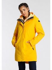 Icepeak Dwustronna parka "Philipp" w kolorze żółto-czarnym rozmiar: 46. Czarne parki damskie Icepeak, bez kaptura. Za 448.99 zł.