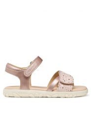 Geox Sandały J Sandal Haiti Girl J658ZC 0NFMA C8010 D Różowy. Czerwone sandały dziewczęce Geox, ze skóry, bez obcasa, bez zapięcia. Za 279.99 zł.