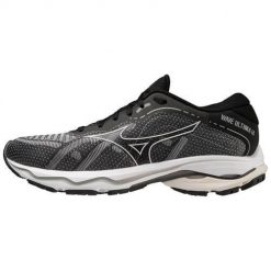 Buty do biegania damskie Mizuno Wave Ultima 14. Czarne obuwie sportowe damskie Mizuno, z materiału, bez zapięcia, do biegania, mizuno wave. W wyprzedaży za 486.25 zł.