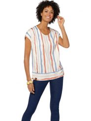 WITT WEIDEN Koszulka w kolorze kremowym rozmiar: 50. Brązowe koszulki damskie WITT WEIDEN, bez wzorów, bez kołnierzyka, bez ramiączek. Za 34.99 zł.