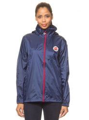 Vent du Cap Kurtka przeciwdeszczowa w kolorze granatowym rozmiar: L. Niebieskie kurtki sportowe damskie Vent du Cap, l, bez wzorów, bez kaptura. Za 113.99 zł.
