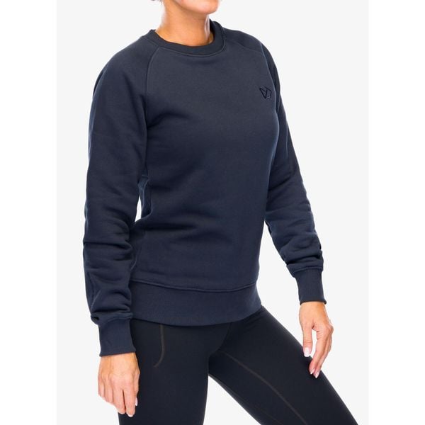 Bluza bawełniana damska Didriksons Fyn Sweater. Niebieskie bluzy damskie Didriksons, xs, bez wzorów, z bawełny, bez kaptura. Za 223.99 zł.