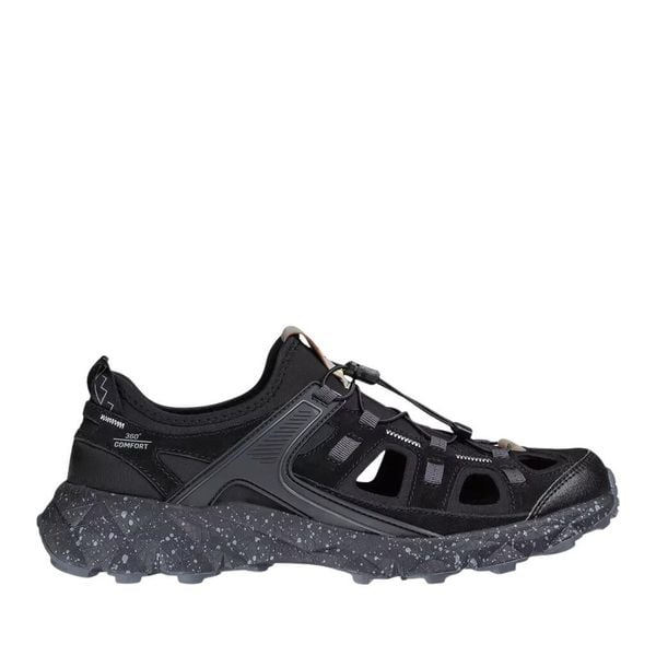 Sandały trekkingowe Safety Jogger Adventure Lanos. Czarne sandały damskie SAFETY JOGGER ADVENTURE, bez wzorów, ze skóry, bez obcasa, bez zapięcia. Za 379.65 zł.
