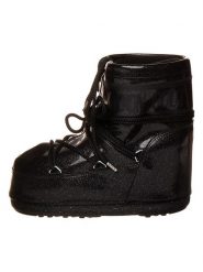 Moon Boot Botki zimowe "Icon" w kolorze czarnym rozmiar: 33-35. Czarne botki damskie Moon Boot, na zimę, z materiału, bez obcasa, bez zapięcia. Za 589.95 zł.