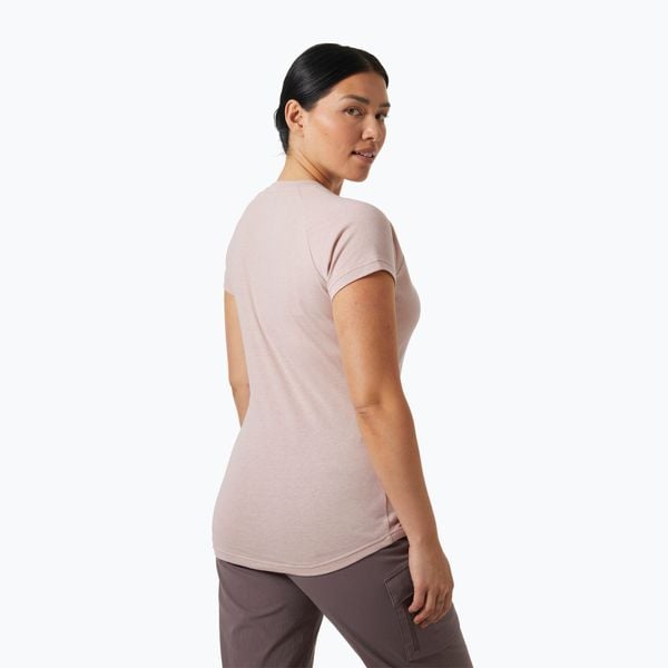 Koszulka damska Helly Hansen Nord Graphic Drop. Czerwone bluzki damskie Helly Hansen, bez wzorów, bez kołnierzyka, bez ramiączek. Za 119.99 zł.