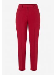 More & More Spodnie w kolorze czerwonym rozmiar: 36. Czerwone spodnie materiałowe damskie More & More, bez wzorów, z materiału. Za 113.10 zł.