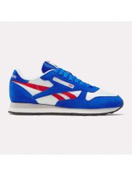 Reebok Skórzane sneakersy "Classic Leather" w kolorze niebieskim rozmiar: 39. Niebieskie obuwie sportowe damskie Reebok, bez zapięcia. Za 274.75 zł.