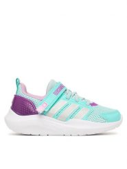 Adidas Sneakersy Lightorama Runner Shoes Children KJ9715 Turkusowy. Niebieskie buty sportowe dziewczęce Adidas, z materiału, bez zapięcia. Za 259.99 zł.