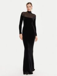 Elisabetta Franchi Sukienka wieczorowa AB-R42-57E2-V660 Czarny Slim Fit. Czarne sukienki damskie Elisabetta Franchi, bez wzorów, z syntetyku, wizytowe, bez ramiączek. Za 2,859.00 zł.