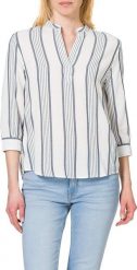 LEE ESSENTIAL BLOUSE DAMSKA KOSZULA OFF WHITE L45VLOMK 112110629. Białe koszule damskie Lee, l, bez wzorów, bez kołnierzyka, bez ramiączek. Za 129.99 zł.