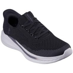 Adidasy Skechers Slade - Quinto, Dla obu płci. Czarne obuwie sportowe damskie Skechers, z materiału, bez zapięcia, trekkingowe, Skechers Sport. Za 399.99 zł.