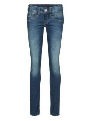 Herrlicher Dżinsy - Skinny fit - w kolorze niebieskim rozmiar: W26. Niebieskie jeansy damskie Herrlicher. Za 122.96 zł.