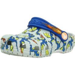 Sandały CROCS ZUHECO CLASSIC DRAGON Biały. Białe sandały damskie Crocs, bez wzorów, z materiału, bez obcasa, bez zapięcia. Za 221.99 zł.