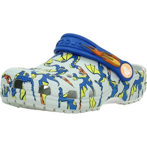 Sandały CROCS ZUHECO CLASSIC DRAGON Biały. Białe sandały damskie Crocs, bez wzorów, z materiału, bez obcasa, bez zapięcia. Za 221.99 zł.