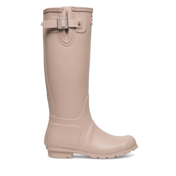 Kalosze Hunter. Czerwone kalosze damskie Hunter, bez wzorów. Za 279.99 zł.