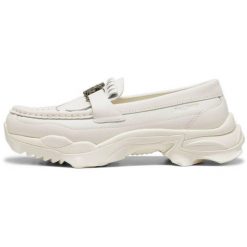 Trampki Puma Nitefox Loafer L Palomo Biały. Białe trampki damskie Puma, bez wzorów, z syntetyku, bez zapięcia. W wyprzedaży za 590.00 zł.