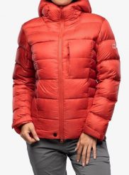 Kurtka puchowa damska Berghaus MTN Arete Ultra Down Hoody. Czerwone kurtki sportowe damskie Berghaus, xl, bez wzorów, z materiału, bez kaptura. Za 1,176.99 zł.
