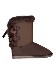 Geographical Norway Kozaki zimowe "Omarie" w kolorze brązowym rozmiar: 39. Brązowe kozaki damskie Geographical Norway, na zimę, z futra, bez obcasa, bez zapięcia. Za 86.99 zł.