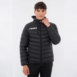 Czarna kurtka outdoor Montreal. Czarne kurtki damskie LEGEA, m, bez wzorów, z poliesteru, bez kaptura. Za 132.00 zł.