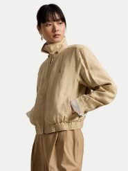 Polo Ralph Lauren Kurtka przejściowa 211938915008 Beżowy jasny Relaxed Fit. Brązowe kurtki damskie Polo Ralph Lauren, l, bez wzorów, ze lnu, bez kaptura. Za 1,299.00 zł.