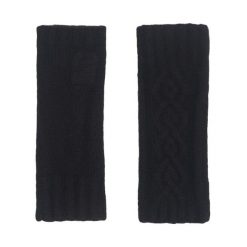 Rękawiczki Damskie Jenny Fairy. Czarne rękawiczki damskie Jenny Fairy, bez wzorów, z dzianiny. Za 49.99 zł.