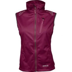 Kurtka przeciwwiatrowa bez rękawów damska Pro-X Elements Hanna. Czerwone kurtki sportowe damskie PRO-X ELEMENTS, bez wzorów, z softshellu, bez kaptura. Za 379.00 zł.