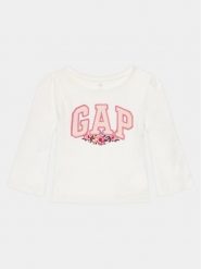 Gap Bluzka 794152-00 Biały Regular Fit. Białe bluzki i koszule dziewczęce GAP, bez wzorów, z bawełny, bez kołnierzyka, bez ramiączek. Za 59.99 zł.