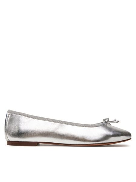 Geox Baleriny D Marsilea D45W6A 0Y211 C1007 Srebrny. Szare balerinki damskie Geox, bez wzorów, ze skóry. Za 339.99 zł.