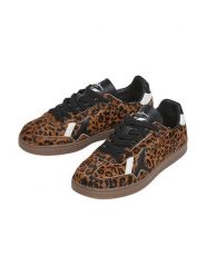 Pepe Jeans FOOTWEAR Skórzane sneakersy "Ball" w kolorze czarno-brązowym rozmiar: 37. Brązowe obuwie sportowe damskie Pepe Jeans FOOTWEAR, z jeansu, bez zapięcia. Za 192.79 zł.