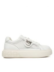 PINKO Sneakersy Yoko 33 SS0181 Biały. Białe obuwie sportowe damskie Pinko, ze skóry, bez zapięcia. Za 989.99 zł.