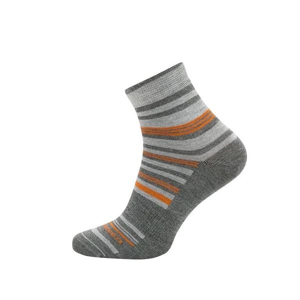 FJORD NANSEN Skarpety Stripe grey/orange-35-38. Szare skarpetki damskie Fjord Nansen, bez wzorów, z elastanu. Za 31.49 zł.