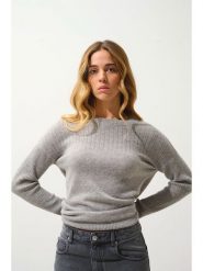 AUTHENTIC CASHMERE Kaszmirowy sweter "Daria" w kolorze szarym rozmiar: XL. Szare swetry klasyczne damskie AUTHENTIC CASHMERE, xl, z kaszmiru, bez kołnierzyka. Za 347.99 zł.