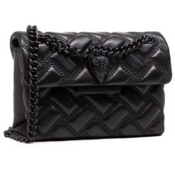 Torebka Kurt Geiger. Czarne torebki wieczorowe damskie Kurt Geiger, bez wzorów, bez dodatków. Za 699.99 zł.