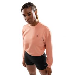 Bluza treningowa crop top dla kobiet Fitness Siroko Pinnacle. Brązowe bluzy damskie SIROKO, bez wzorów, z materiału, bez kaptura. W wyprzedaży za 146.95 zł.