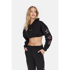 Bluza fitness damska Cardio Bunny Stars. Czerwone bluzy damskie Cardio Bunny, s, bez wzorów, bez kaptura. Za 119.00 zł.