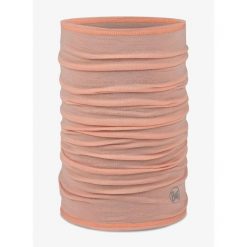 Chusta wielofunkcyjna Buff Merino Lightweight - solid coral. Czerwone chusty damskie Buff, bez wzorów. Za 96.99 zł.