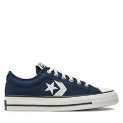 Trampki Converse. Niebieskie trampki damskie Converse, bez wzorów, bez zapięcia. Za 269.99 zł.