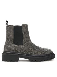 Steve Madden Sztyblety Moonlit SM11003468 Srebrny. Szare botki damskie Steve Madden, z tworzywa sztucznego, bez obcasa, na płaskiej podeszwie, bez zapięcia. Za 569.99 zł.