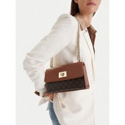 Torebka Nine West. Brązowe torebki wieczorowe damskie Nine West, bez wzorów, bez dodatków. Za 179.99 zł.