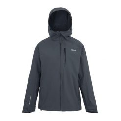 Damska Kurtka Wodoodporna Birchdale II. Szare kurtki damskie Regatta, m, bez wzorów, z materiału, z kapturem. Za 317.99 zł.