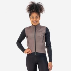 Damska bluza dresowa Rogelli Cadence. Brązowe bluzy damskie Rogelli, na zimę, m, bez wzorów, z dresówki, bez kaptura. Za 312.10 zł.
