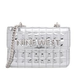 Torebka Nine West. Szare torebki wieczorowe damskie Nine West, bez wzorów, bez dodatków. Za 209.99 zł.