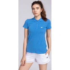 Koszulka polo damska TSD017 - kobalt. Szare koszulki sportowe damskie 4F, z bawełny. W wyprzedaży za 54.99 zł.